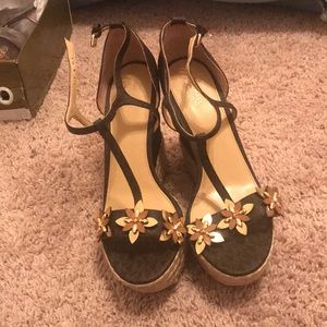 Michael kors wedge heels